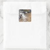 Stofstortplaatsen voor de Marokkaanse kust Vierkante Sticker (Tas)