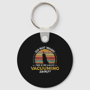 Stofzuigen Grappig Tapijt Vacuüm Quote Retro Speel Sleutelhanger