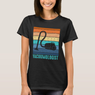 Stofzuiger Vacuumlogist Mannen Vrouwen Retro Huish T-shirt