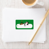 Stogie Santa and Reindeer Gift Labels (Insitu)