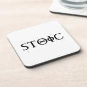 Stoic Bier Onderzetter (Linkerzijde)