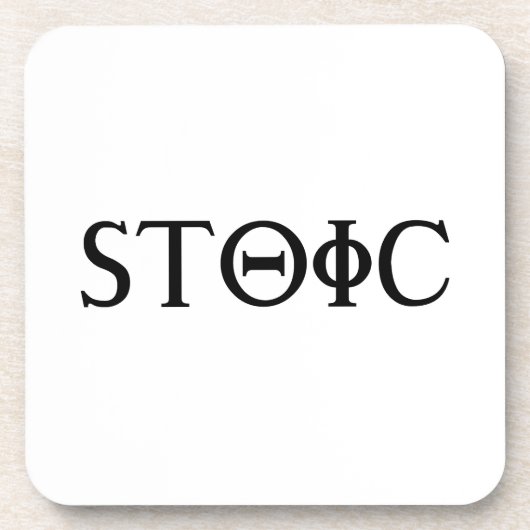 Stoic Bier Onderzetter (Voorkant)
