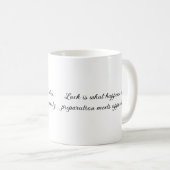 Stoic cite à propos de Luck Mug (Devant droit)