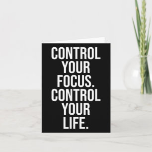 Stoic Inspiration Quote voor dagelijkse motivatie Kaart