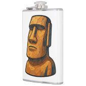 Stoic Moai Ancient Attitude Heupfles (Links)