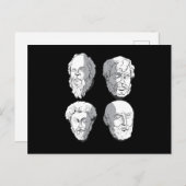 Stoic Philosophers Briefkaart (Voorkant / Achterkant)