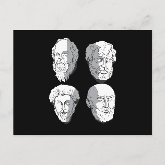 Stoic Philosophers Briefkaart (Voorkant)