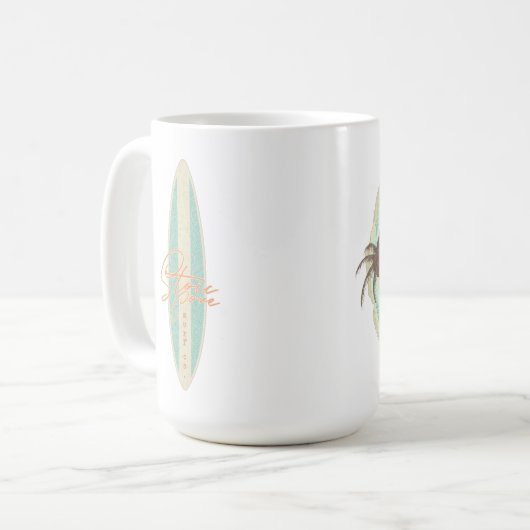 Stoic Surf Beach Ocean Palm Trees - Mok (Voorkant links)