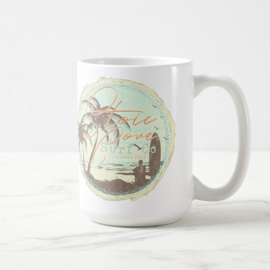 Stoic Surf Beach Ocean Palm Trees - Mok (Rechts)
