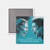 Stoic Wisdom: Emotional Control Quote - Magnet (Recto/Verso)