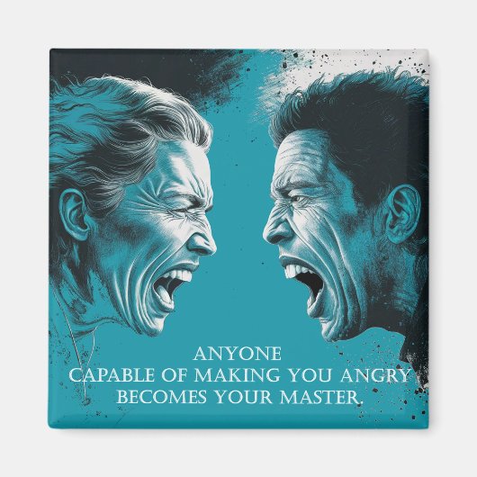 Stoic Wisdom: Emotional Control Quote - Magnet (Devant)