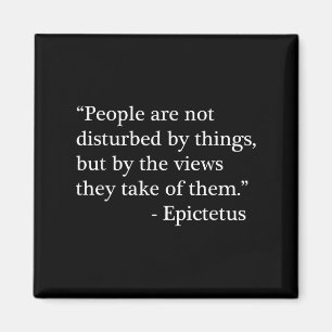 Stoïcijns citaat uit het filosofisch Uitzicht van  Magneet