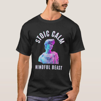 Stoïcijns kalm, mindful beest t-shirt