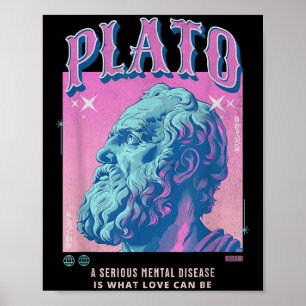 Stoïcijns Plato Pastel Y2k Retro Esthetisch Stoïci Poster