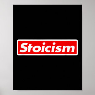 Stoïcijns Shirt _ Stoïcisme Logo _ Filosofie Shirt Poster