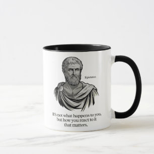 Stoïcijnse epictetus, het is niet wat er met je ge mok