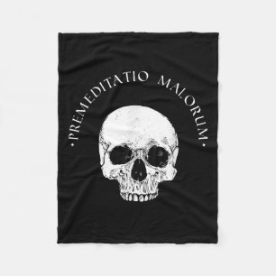 Stoïcijnse filosofie Premeditatio Malorum Skull St Fleece Deken