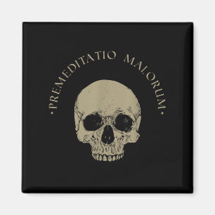 Stoïcijnse filosofie Premeditatio Malorum Skull St Magneet