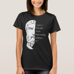 Stoïcijnse filosofie Quote Design _ Epictetus A Wi T-shirt
