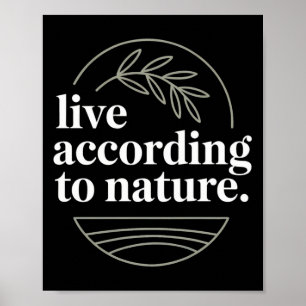 Stoïcijnse filosoof citeert Motivatie stoïcisme Ze Poster