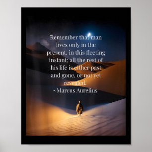 Stoïcijnse meditaties Quote Poster