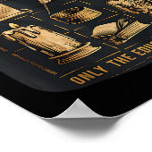 Stoïcisme Filosofie citeert deugd wijsheid zelf Poster (Hoek)