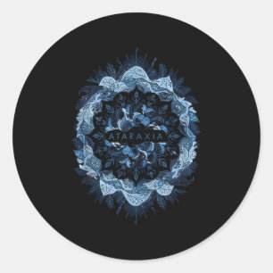 Stoïcisme Filosofie citeert deugd wijsheid zelf Ronde Sticker