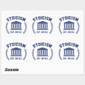 Stoicisme Vierkante Sticker (Vel)