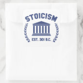 Stoicisme Vierkante Sticker (Tas)