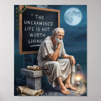 Stoïcisme Wall Art, Motivatie Quote Poster