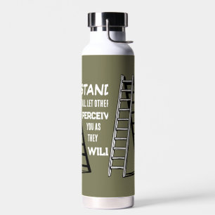 Stoïsche quote koffiemok 'Stand Tall' Waterfles