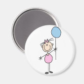 Stok figuur peuter magneet (Voorkant / Achterkant)