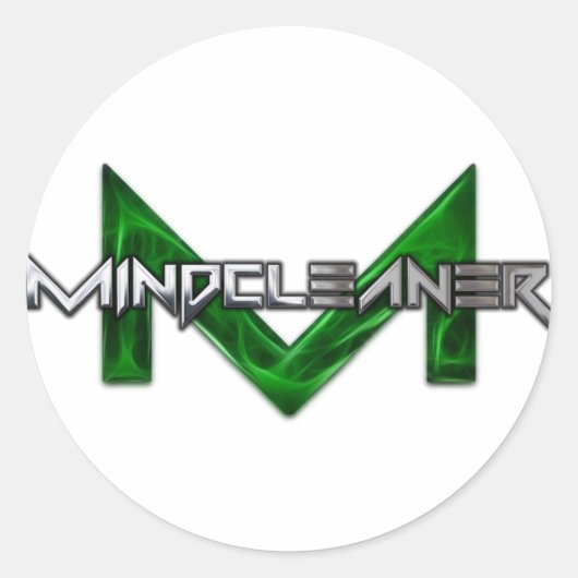 Stok haar? ronde sticker (Voorkant)