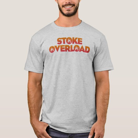 Stoke Overload Flames T-shirt (Voorkant)