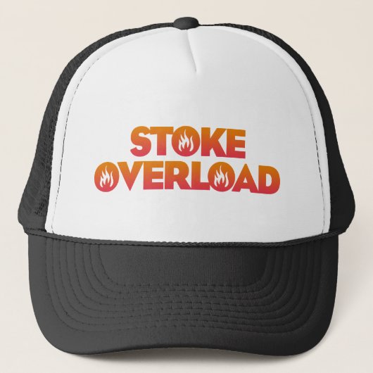 Stoke Overload Flames Trucker Pet (Voorkant)