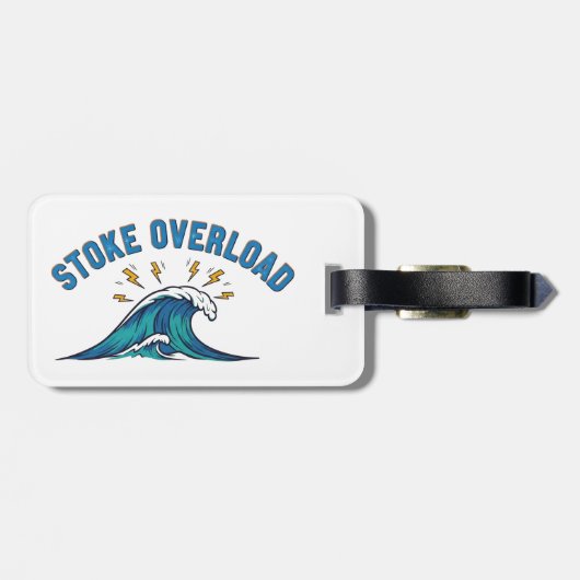Stoke Overload Golf Bagagelabel (Achterkant horizontaal)