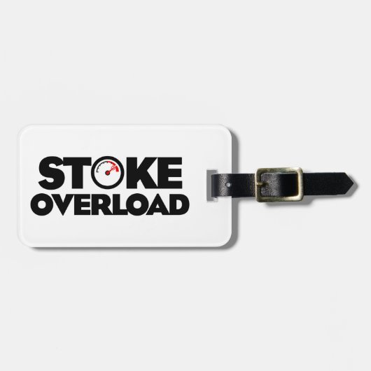 Stoke Overload Meter Bagagelabel (Voorkant horizontaal)