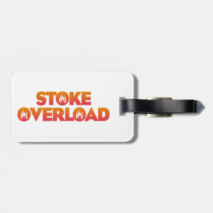 Stoke Overload Vlammen Bagagelabel