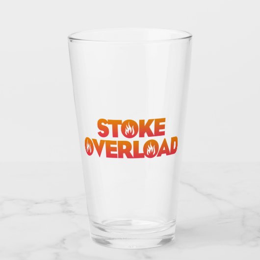 Stoke Overload Vlammen Glas (Voorkant)