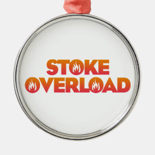 Stoke Overload Vlammen Metalen Ornament