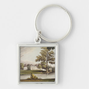 Stoke Place, van Ackermann's "Bewaarder van Kunste Sleutelhanger