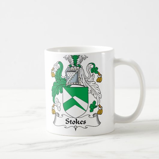 Stokes Family Crest Koffiemok (Rechts)