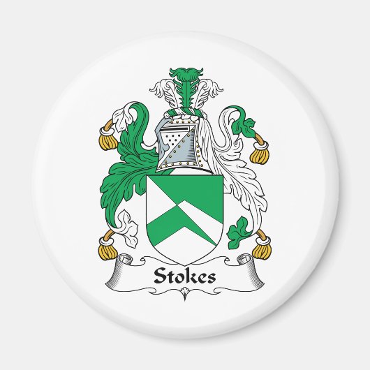 Stokes Family Crest Magneet (Voorkant)