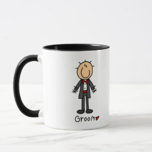 Stokfiguur Bruidegom T-shirts en cadeaus Mok