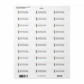Stokfiguur Jager Etiket (Full Sheet)