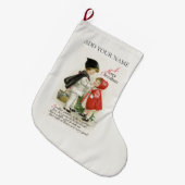 STOKKEN VAN CHRISTMAS : MEISJE + LICHAAM GROTE KERSTSOK (Voorkant (Hangend))