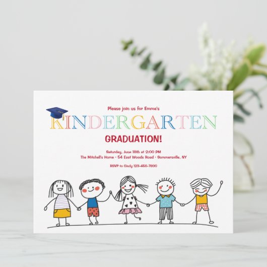 Stokpoppetjes Kaart (Staand voorkant)