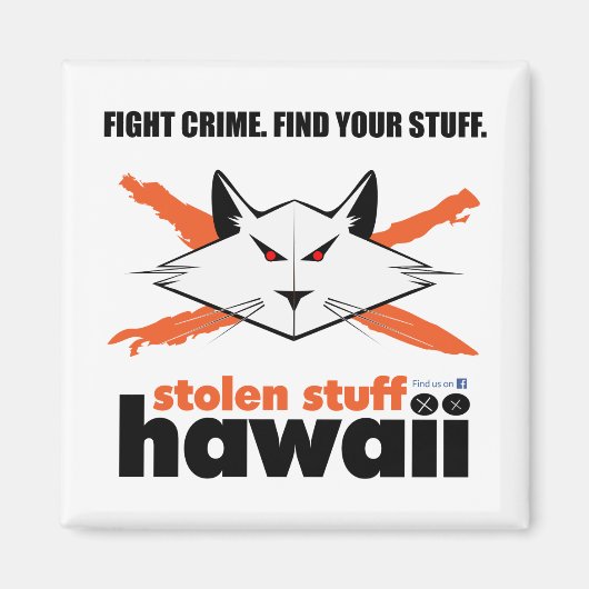 Stolen Stuff Hawaii Magnet (Devant)