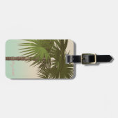  stolling, palmboom bagagelabel (Voorkant horizontaal)