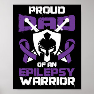 Stolze vader van epilepsie W Poster